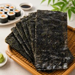 Half Cut Sushi Seaweed, Dark Green